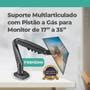 Suporte Ergonômico Multiarticulado de Mesa para Monitor 17 a 35 ELG