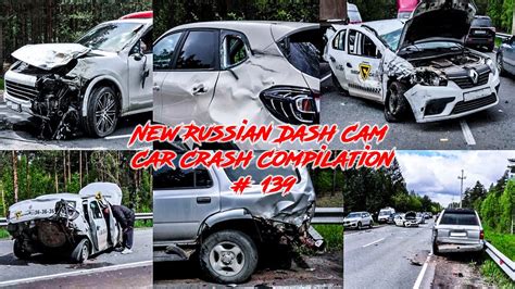 New Russian Dash Cam Car Crash Compilation Youtube