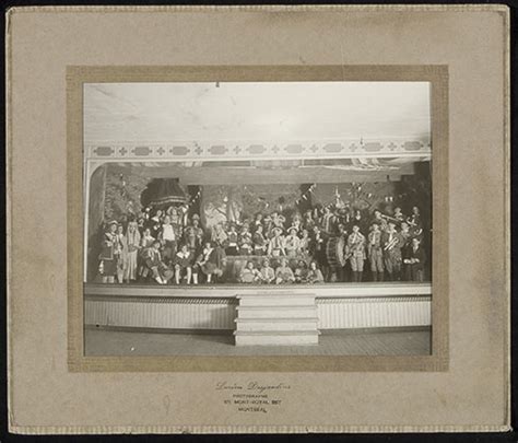 Troupe de théâtre amateur Montréal Desjardins Lucien Collections MNBAQ