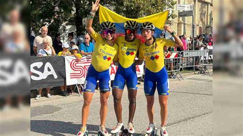 Colombia campeón del Mundial de Patinaje de Velocidad Nos Cogió la