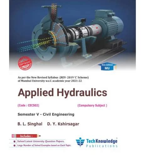 Applied Hydraulics Sem 5 Civil Engg Techknowledge Publication Mumbai