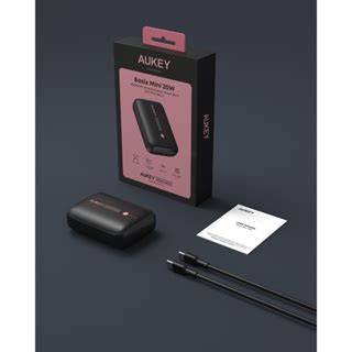 AUKEY PB N83S BLACK PINK 10 000MAH 22 5W Powerbank Portable Charger