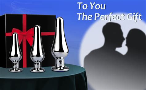 Amazon Anal Butt Plug Trainer Kit 3PCS Stainless Metal Butt Plug Kit Prostate Massage Sex