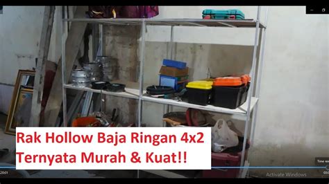 Cara Bikin Membuat Rak Besi Hollow Holow Baja Ringan 4x2 Lebih Murah