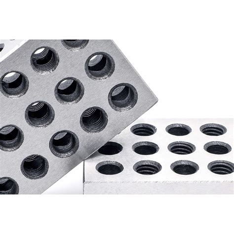 Lldsimex Pair X X Precision Steel Blocks Holes