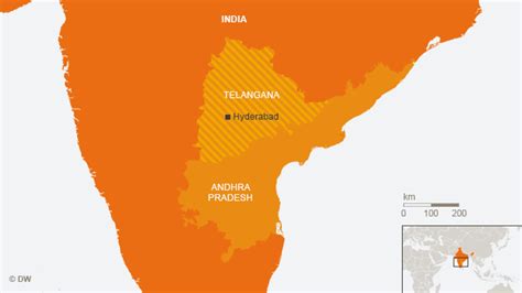 After Andhra Pradesh Split Telangana Becomes India′s 29th State News Dw 02 06 2014