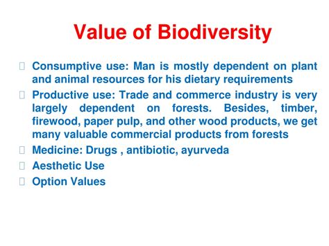 Ppt Understanding Biodiversity Importance Levels And Conservation Methods Powerpoint