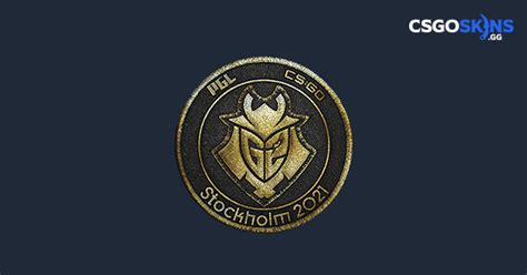 Patch G2 Esports Gold Stockholm 2021 CSGOSKINS GG