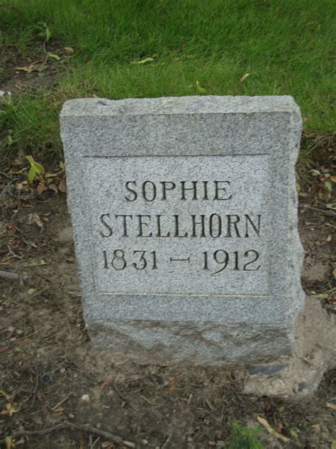 Sophie Stellhorn Find A Grave Memorial