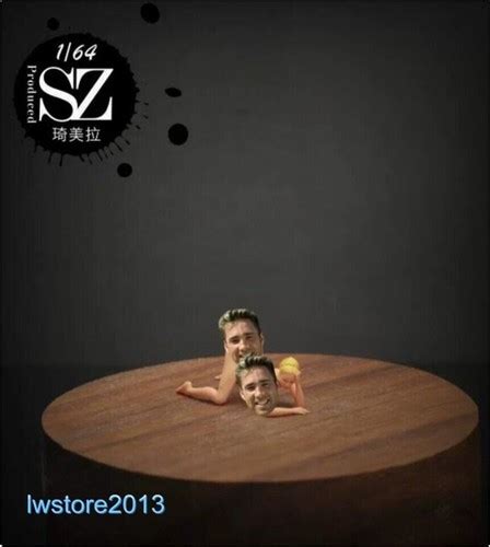 Sexy Naked Girl Scene Props Miniatures Figures Model For Cars