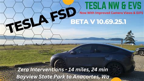 Zero Intervention Tesla Fsd Beta Drive Bayview State Park To