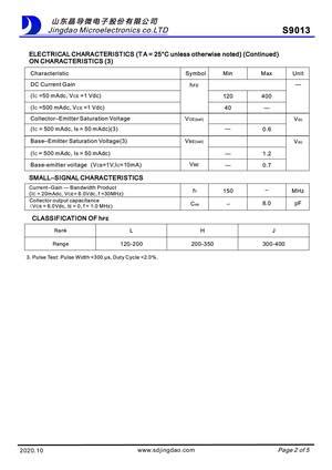 S9013 . Datasheet. Equivalente. Reemplazo. Todos los transistores. Hoja ...