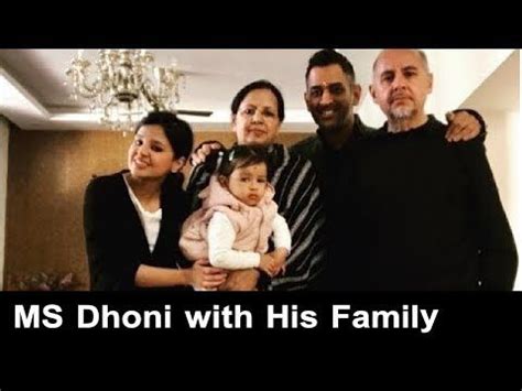 Mahendra Singh Dhoni Family Photos with Wife, Daughter, Parents and ...