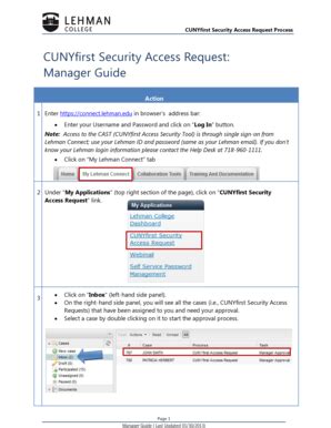 Fillable Online Lehman Cuny Lehman College Forms Lehman Cuny Fax