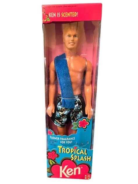 Barbie Tropical Splash Ken Doll 1994 Mattel 12447 Nrfb W Flower Fragrance Eur 16 54 Picclick Fr