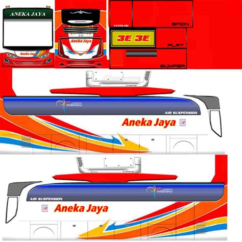 16 Livery BUSSID Aneka Jaya Terbaru Esportsku