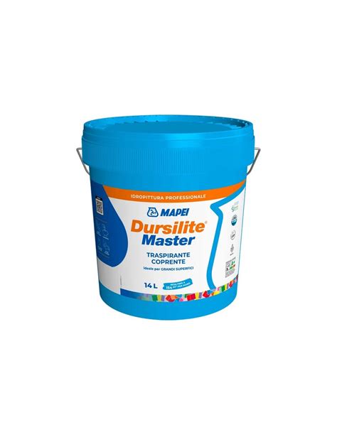 Idropittura Murale Per Interni Bianca Dursilite Master 14 Lt Mapei