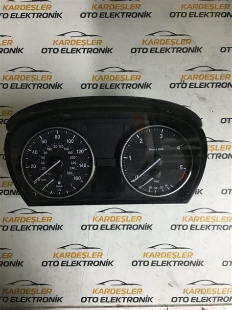 9143822 01 BMW E90 E92 GÖSTERGE PANELİ KİLOMETRE SAATİ A2C53242594