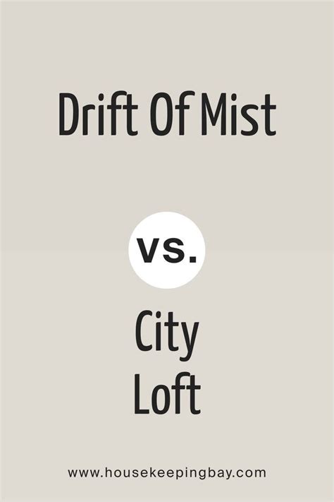 Drift Of Mist Vs City Loft By Sherwin Williams In Mists