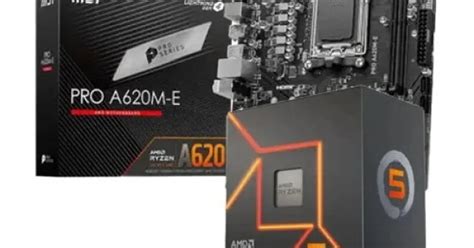 AMD Ryzen 5 7500F And MSI PRO A620M E Combo Price In BD