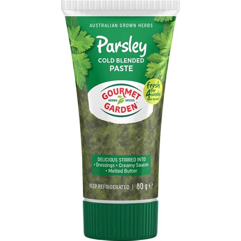 Calories in Gourmet Garden Paste Parsley calcount