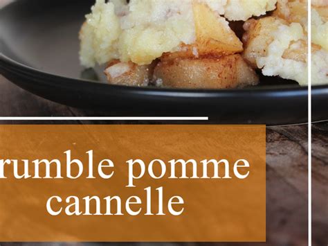 Recettes De Crumble Pommes Et Cannelle