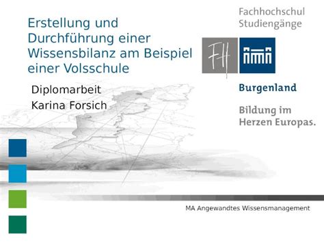 PPT MA Angewandtes Wissensmanagement Erstellung und Durchführung