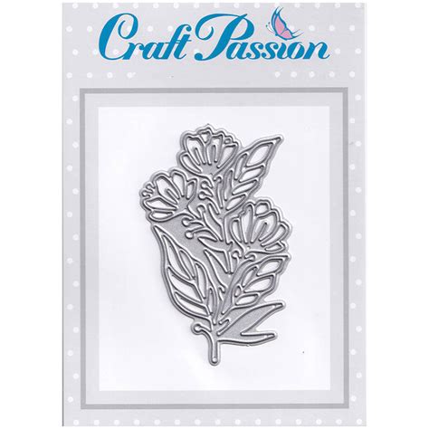 Wykrojnik Do Papieru Craft Passion Ga Zka Z Kwiatami Craft