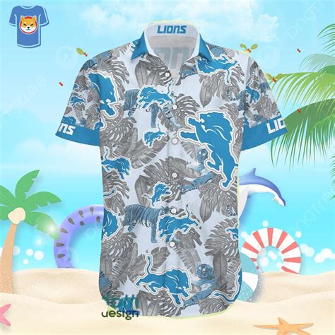 Nfl Detroit Lions Fan Aloha Beach T Hawaiian Shirt For Men And Women