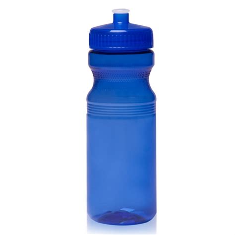 24 Oz Poly Clear Plastic Water Bottle EverythingBranded USA