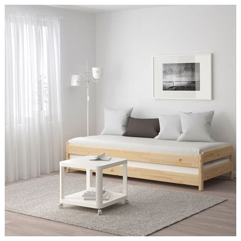 UTAKER/MOSHULT stackable bed pine-firm 80x200 cm | IKEA Bedroom