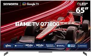 Skyworth 65Q7700G - 65" 4K QLED Google TV, 144Hz VRR, Dolby Vision ...