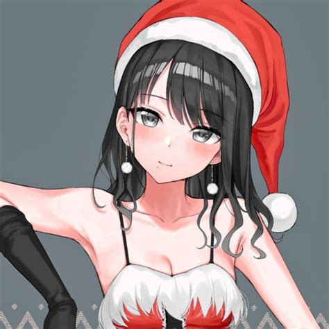 Pin By Nicole On Christmas Pfp Anime Christmas Christmas Profile Pictures Anime