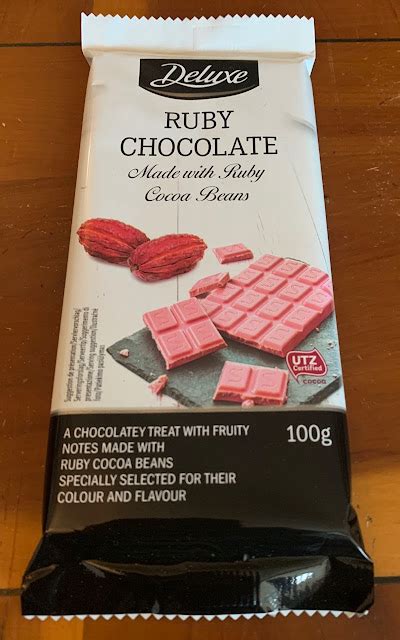 Foodstuff Finds Deluxe Ruby Chocolate Lidl By Cinabar