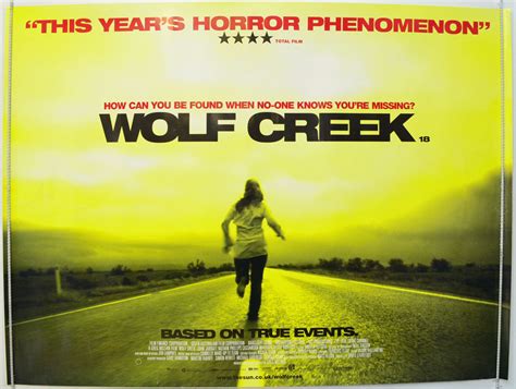 Wolf Creek Original Cinema Movie Poster From Pastposters British