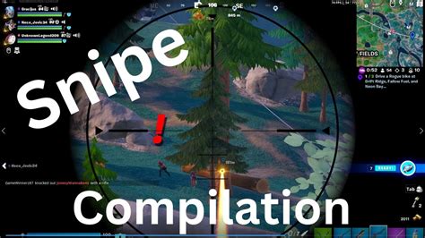 Fortnite Snipe Compilation Part 1 Youtube