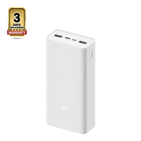 Xiaomi PB3018ZM Type-C 18W Fast Charging Power Bank - 30000mAh - White
