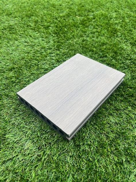 Light Grey ASH Premium Encapsulated Composite Decking Board 3 6m