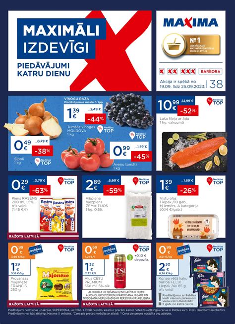 Maxima Akcijas un Piedāvājumi: Nedēļas Bukleti - VisiBukleti.lv