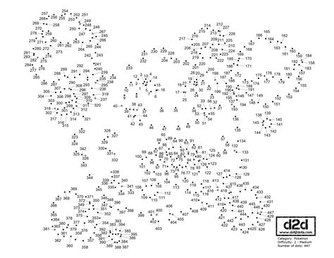 Dot To Dot Printables Pokemon