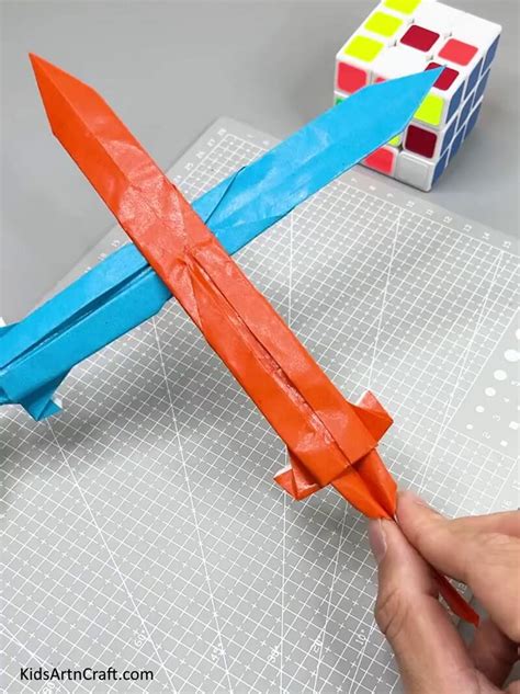 Diy Paper Sword Craft Tutorial For Kids With Step By Step Instructions