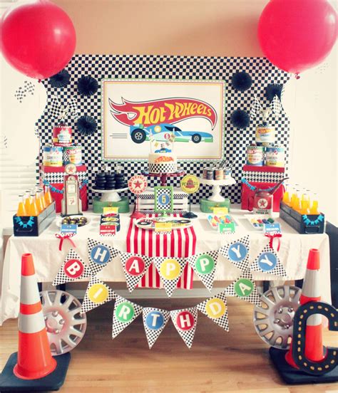 We Heart Parties Hot Wheels Birthday Party Hotwheels Birthday Party Hot Wheels Party Hot