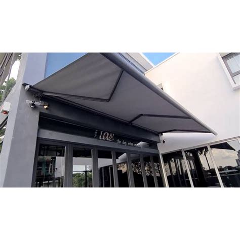 Jual Awning Gulung Kanopi Kain Lipat Manual Dan Otomatis Bahan Kain