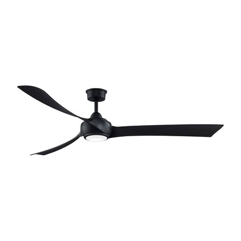 Wrap Custom 72 Inch LED Ceiling Fan in Black. Degree Wall, Custom ...