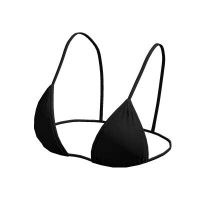 Bikini Top Black String Tied Hawaiian Beach Y K Roblox