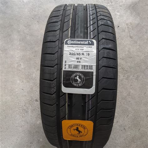 235 45R19 Continental Runflat 95V ContisportContact 5 SSR dành cho xe