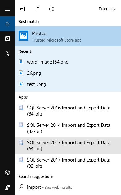 Cómo importar exportar datos a SQL Server utilizando el Asistente de