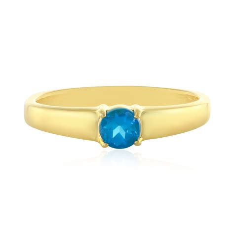 Anillo en plata con Apatita azul neón 7480HR Juwelo Joyas