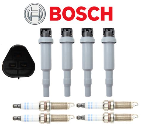 OEM Ignition Coil Spark Plugs Double Platinum Plug 4sets Bosch For