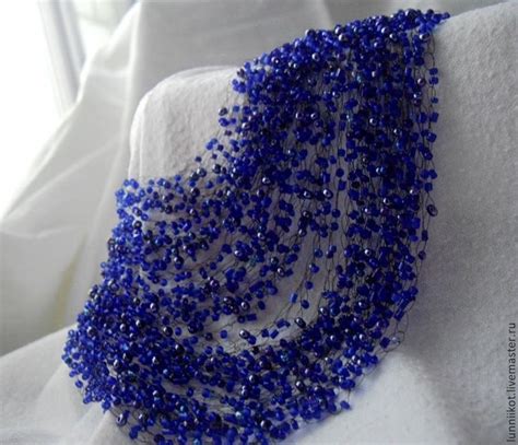 Воздушное колье "Млечный путь" в интернет-магазине на Ярмарке Мастеров ...